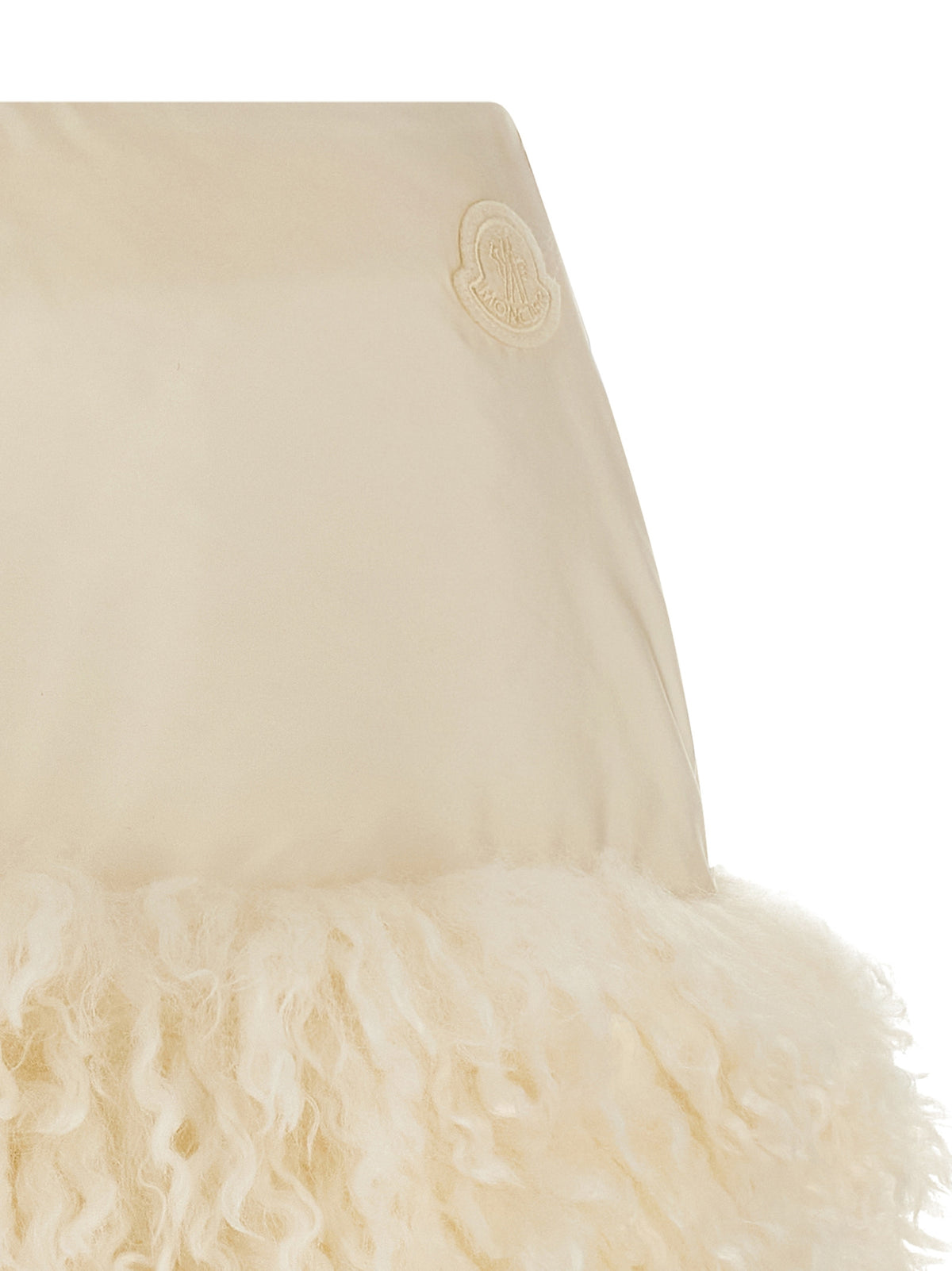 White Polyamide Long Skirt