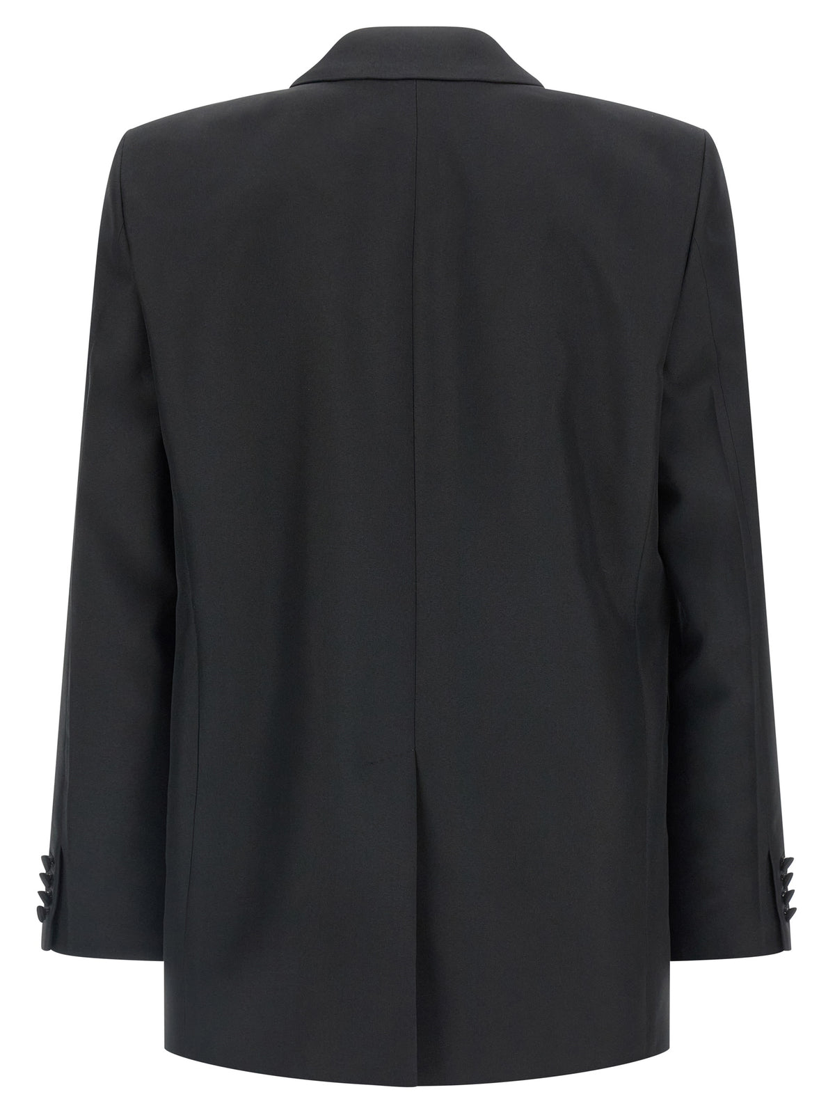 Black Polyester Blazer