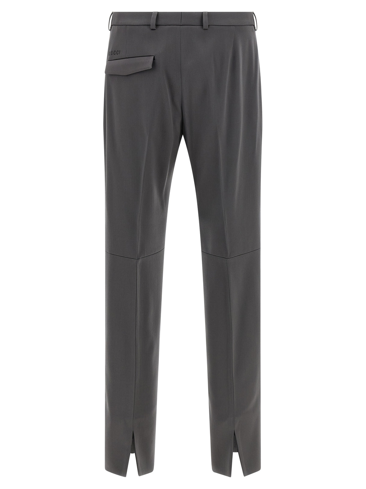 Gray Wool Dress Pants