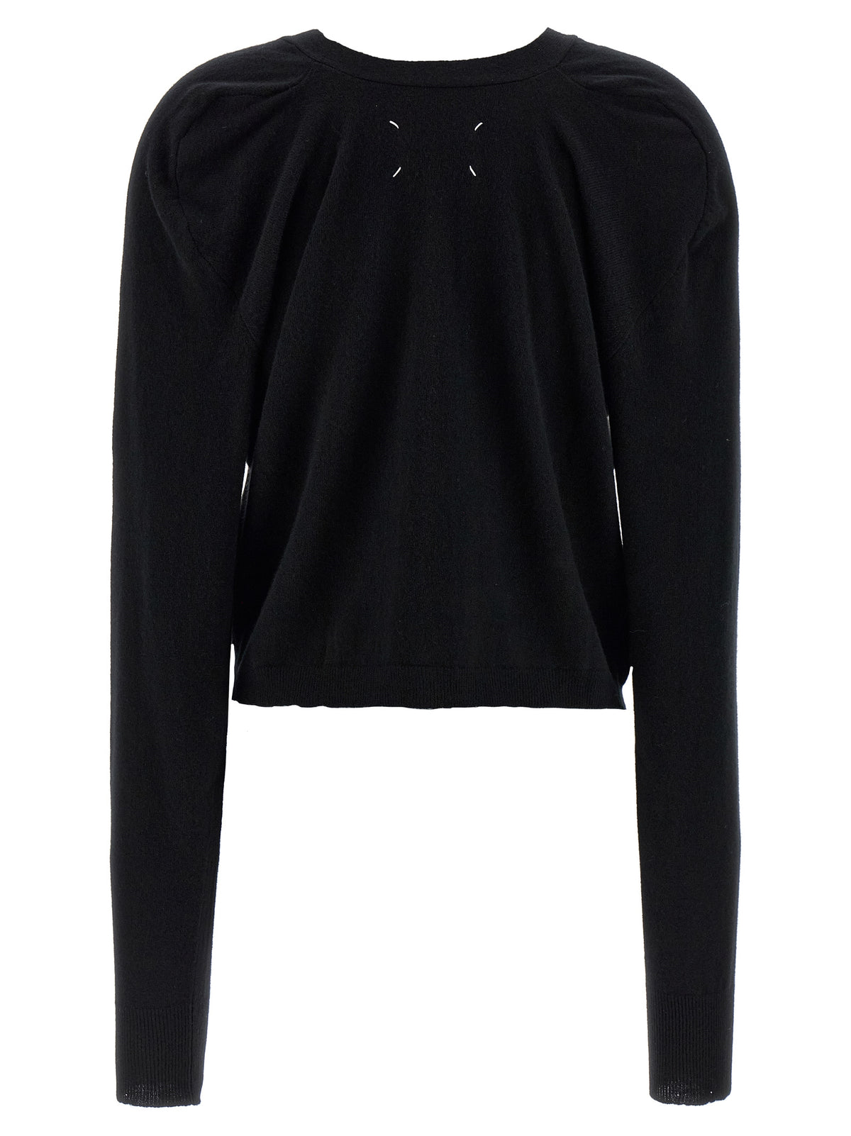 Black Wool Cardigan