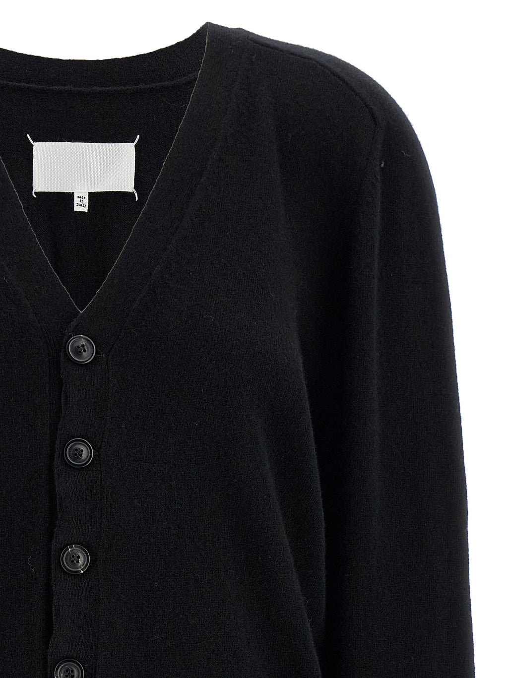 Black Wool Cardigan