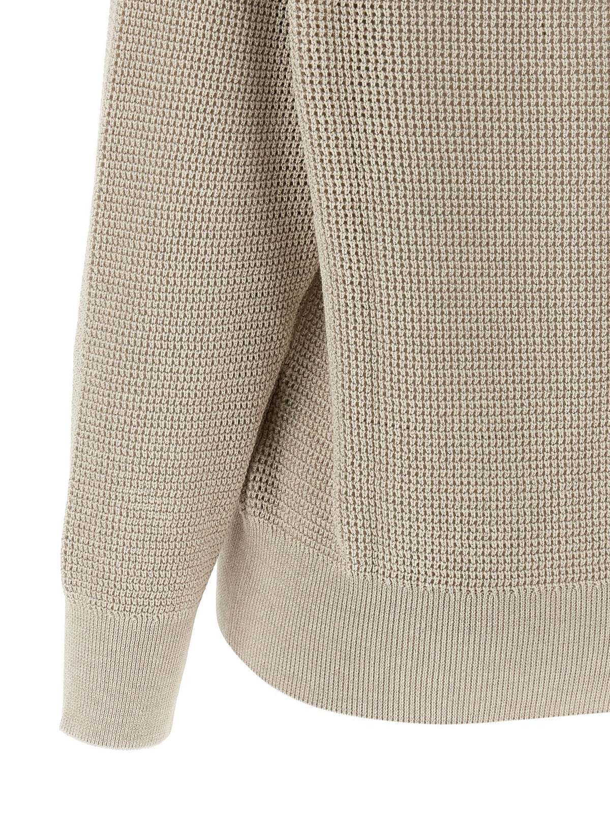 Beige Cotton Cardigan