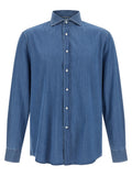 Blue Cotton Blouse
