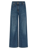 Blue Cotton Relaxed Fit Jeans