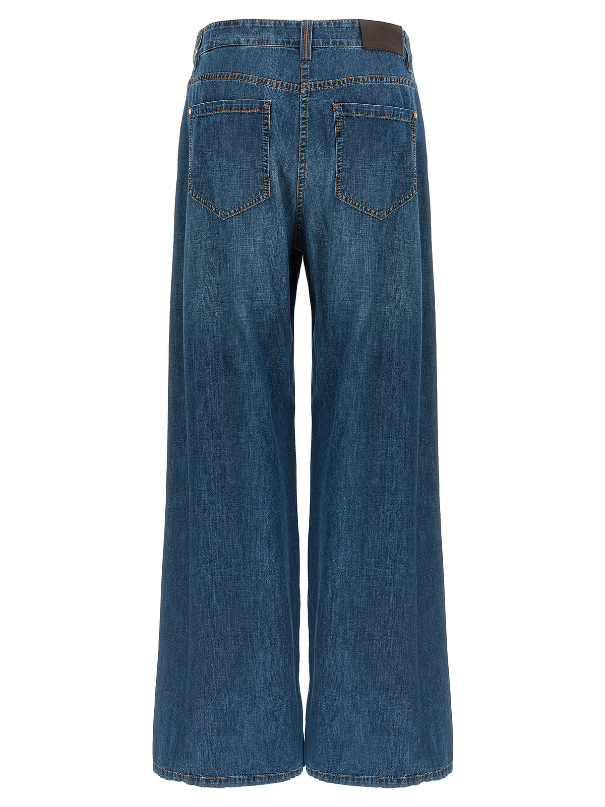 Blue Cotton Relaxed Fit Jeans
