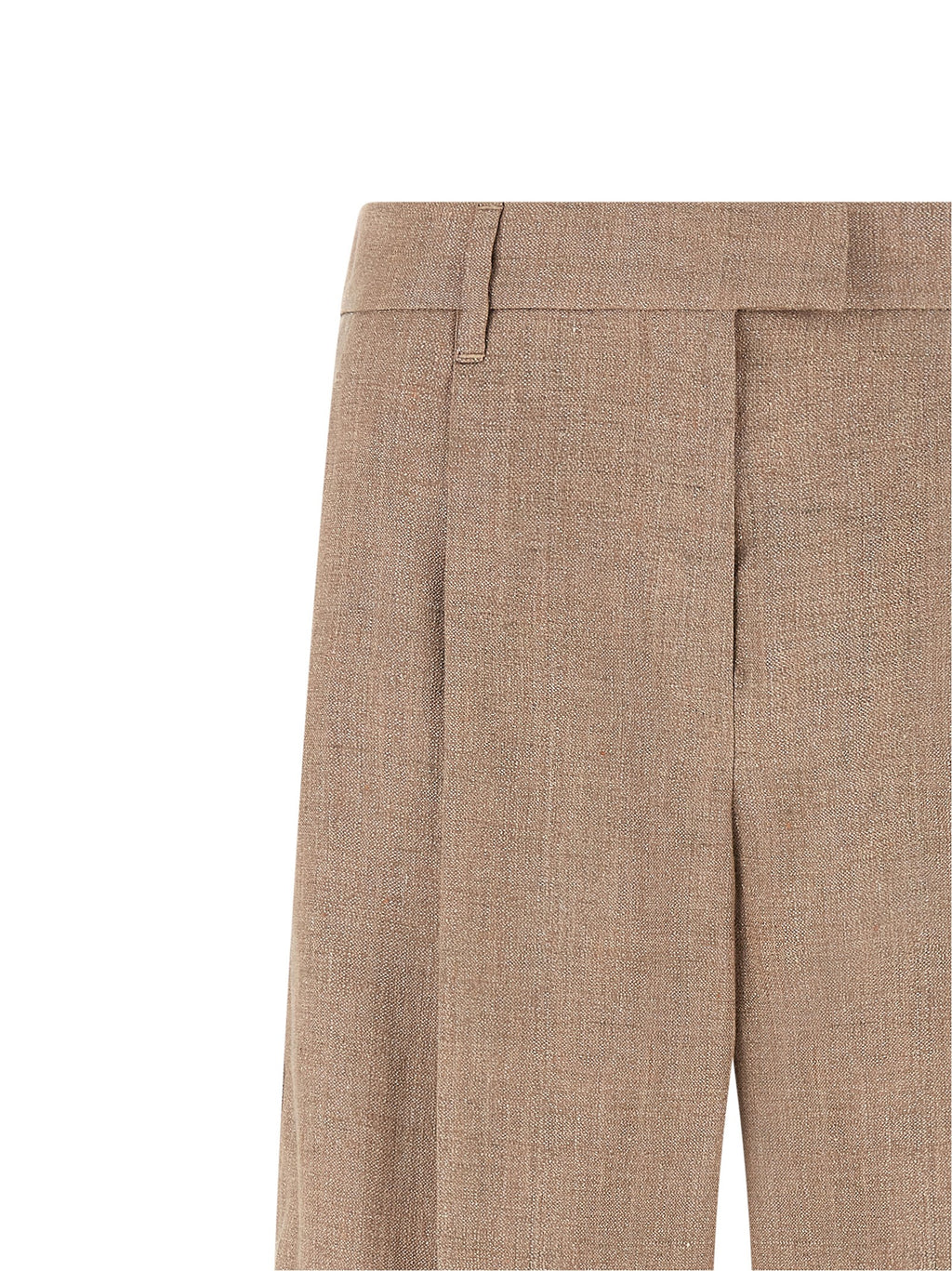 Multicolor Linen Flared Pants