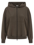 Brown Cotton Hoodie