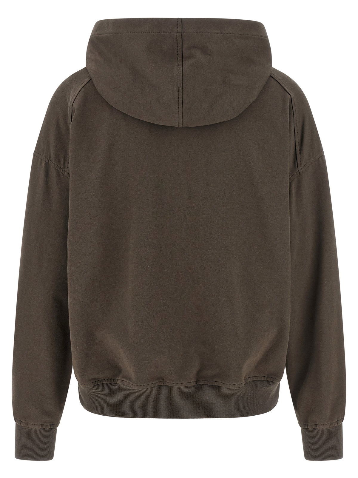 Brown Cotton Hoodie