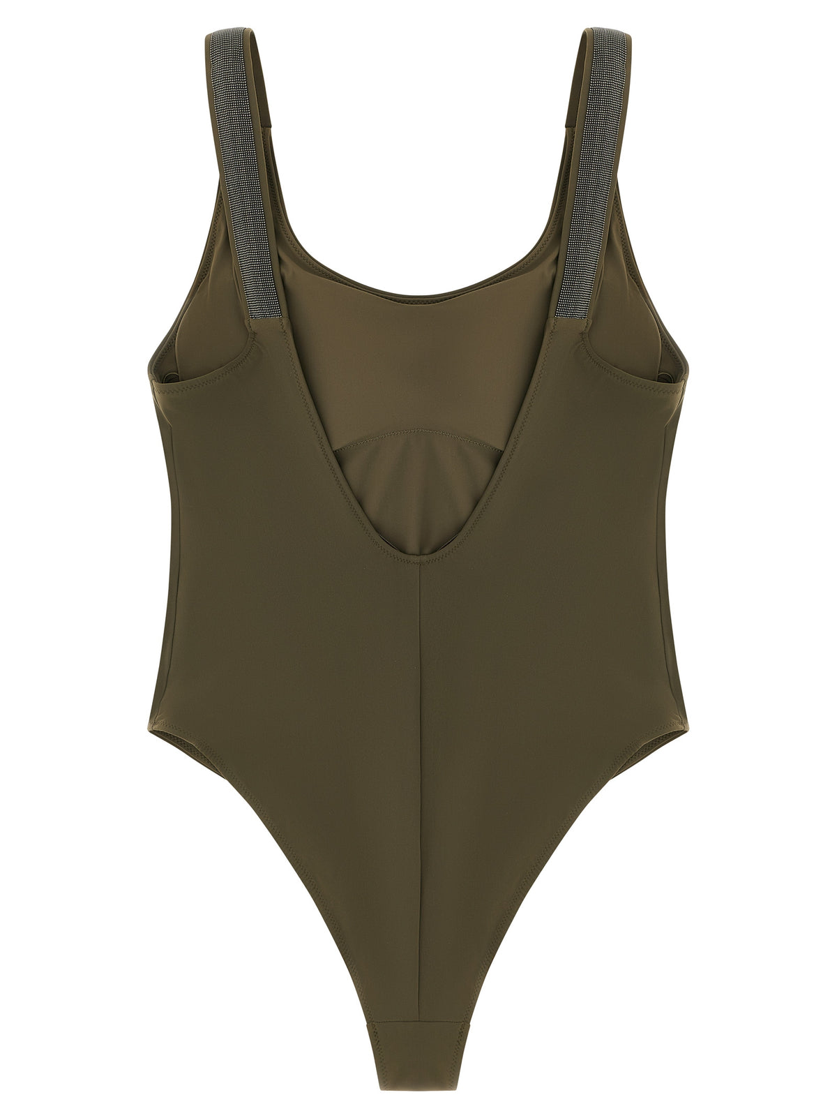 Bicolor Polyamide One-Piece Swimsuit