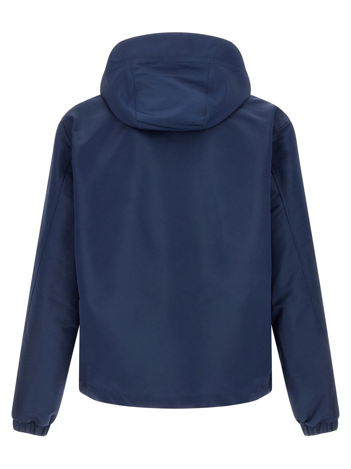 Blue Polyester Shell Jacket