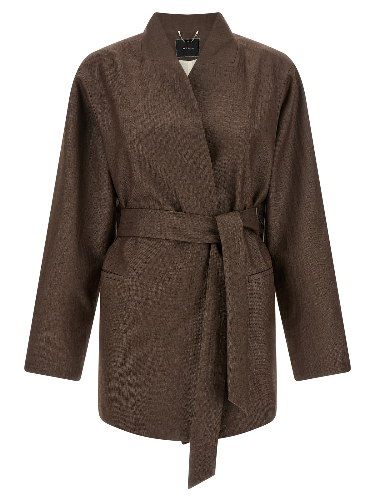 Brown Polyamide Blazer