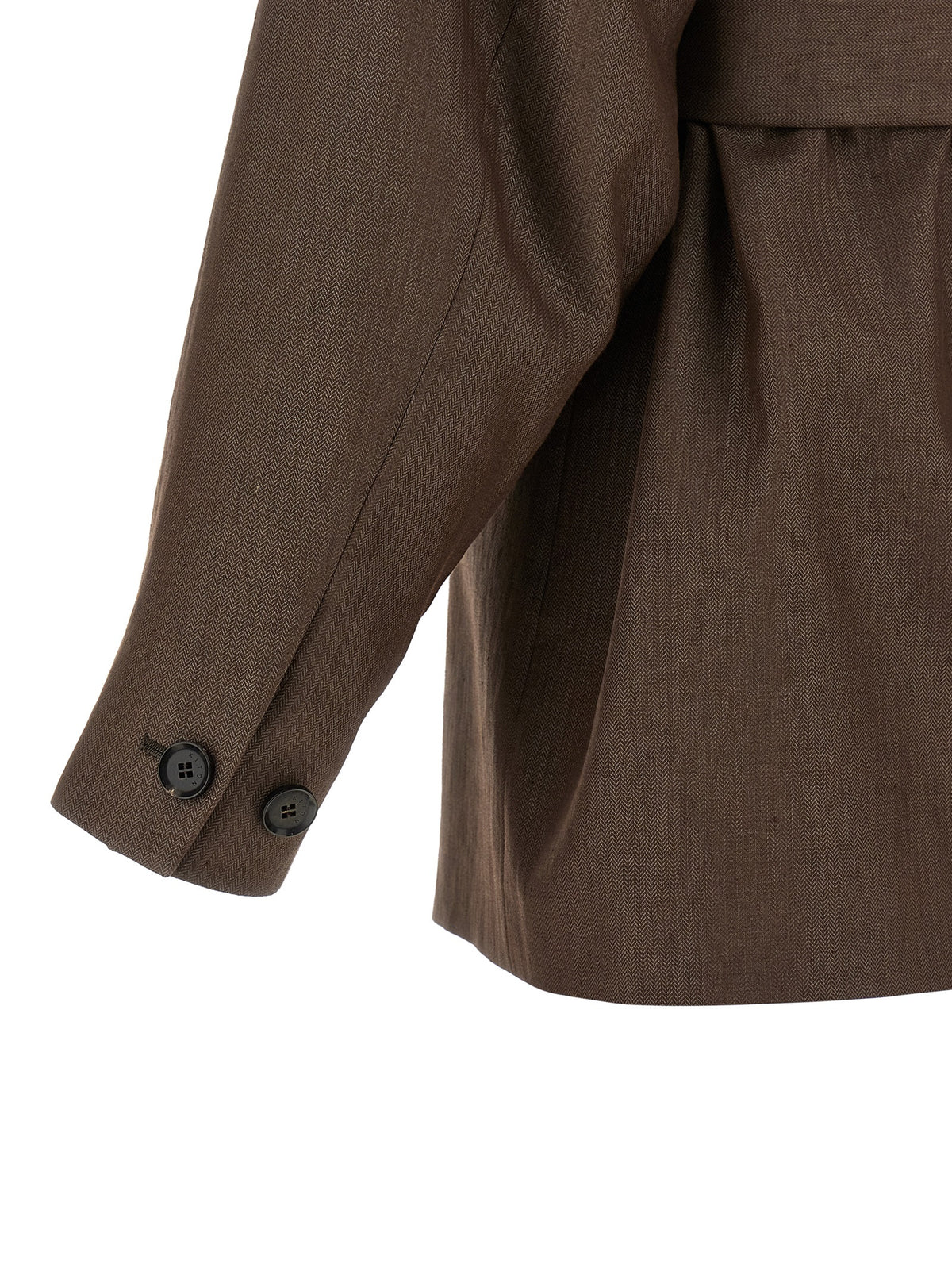 Brown Polyamide Blazer
