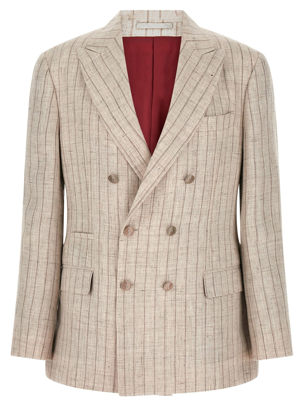 Gray Linen Blazer
