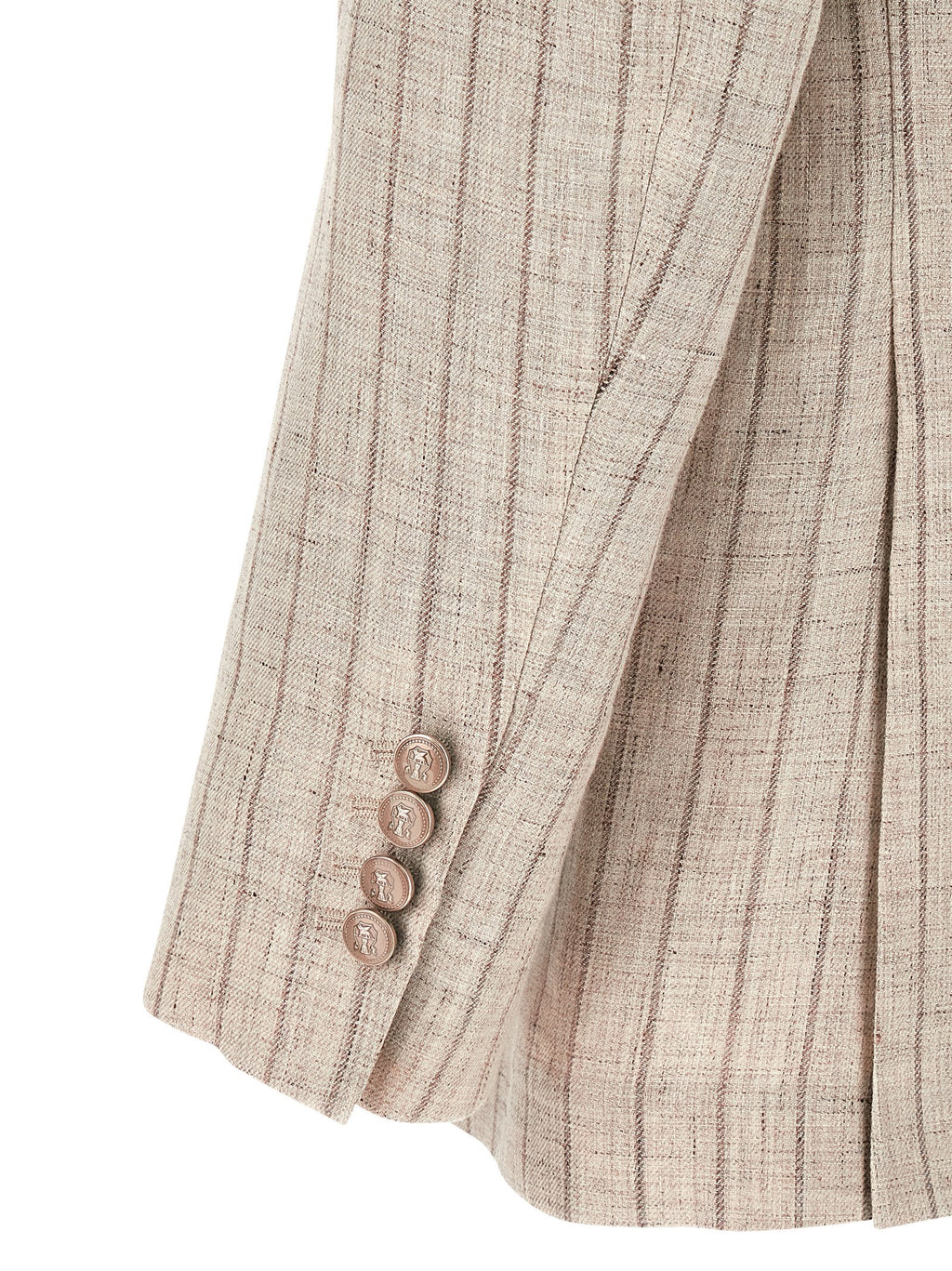 Gray Linen Blazer