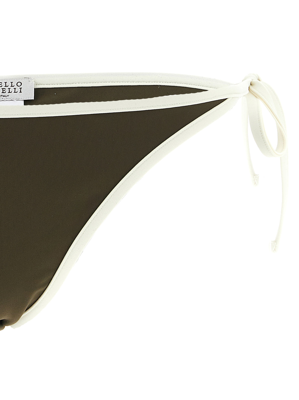 Bicolor Polyamide Swim Briefs