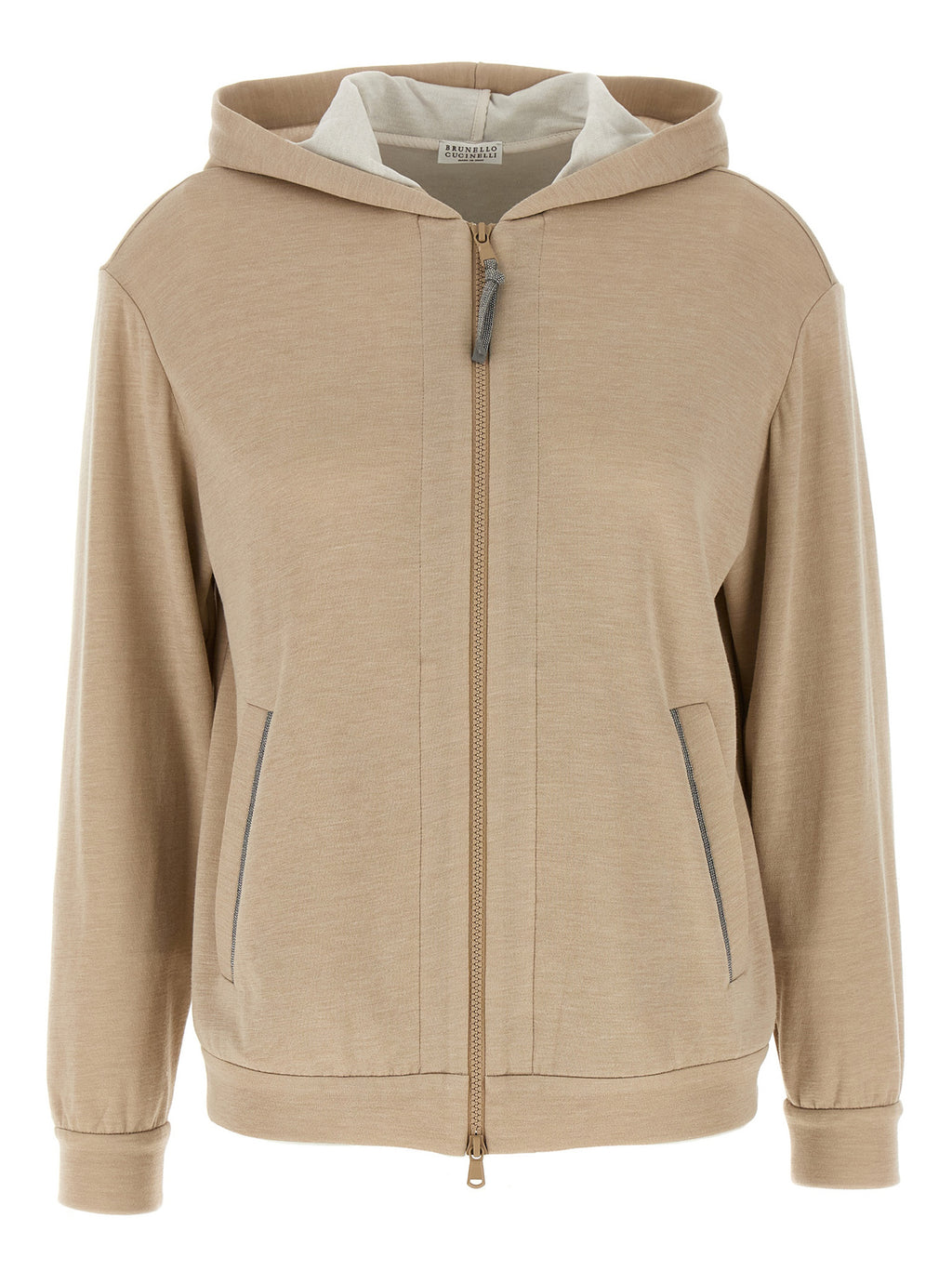 Beige Cotton Cardigan