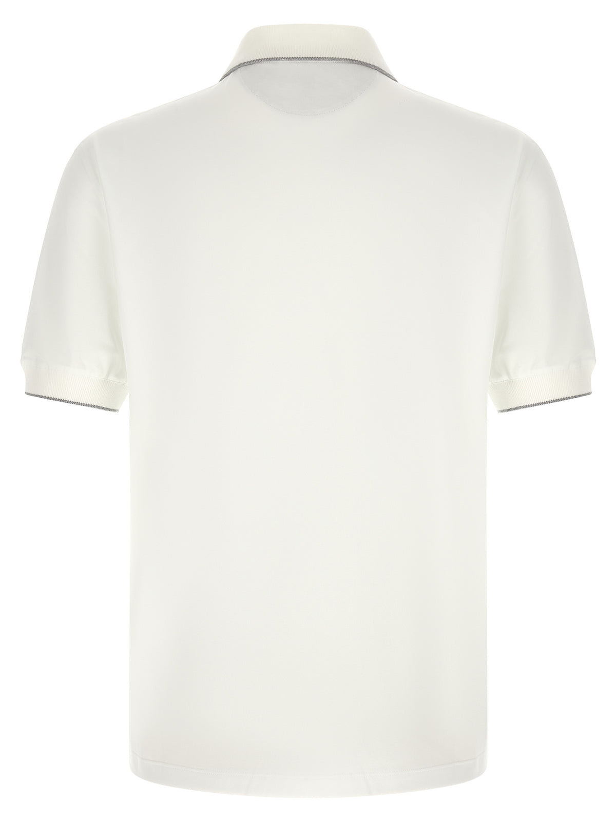 White Polyamide Polo Shirt