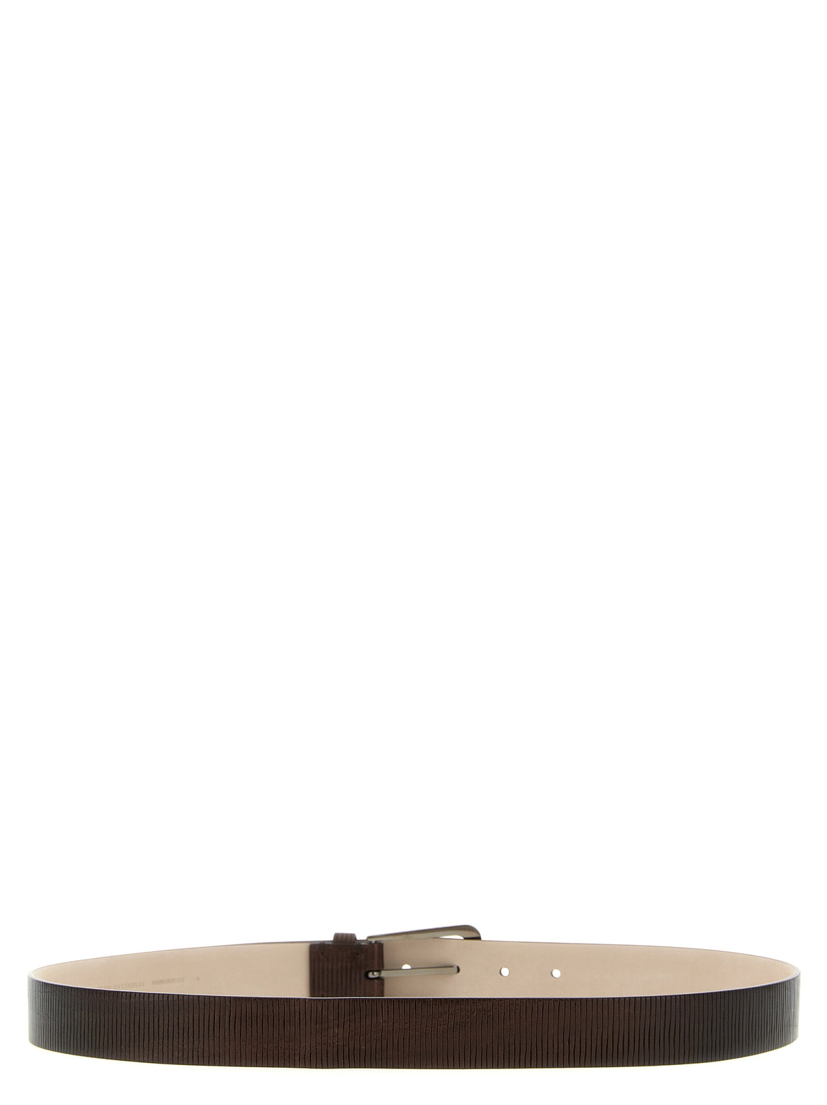 Brown Leather Regular Belt