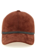 Red Lamb Leather Cap (Baseball Hat)