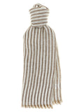 Brown Linen Scarf