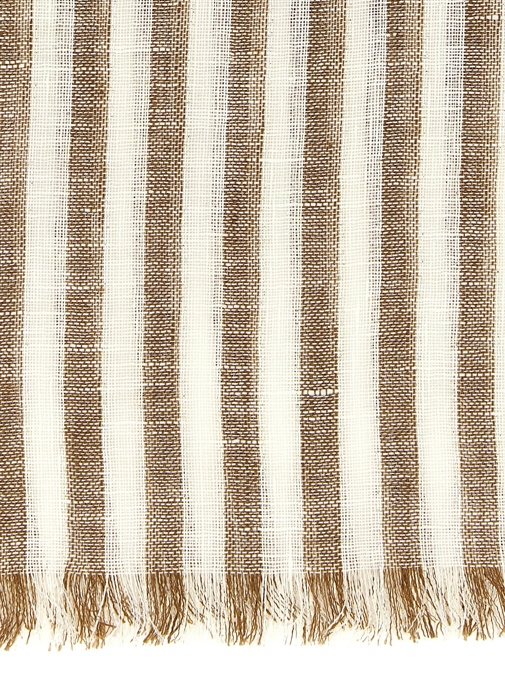 Brown Linen Scarf