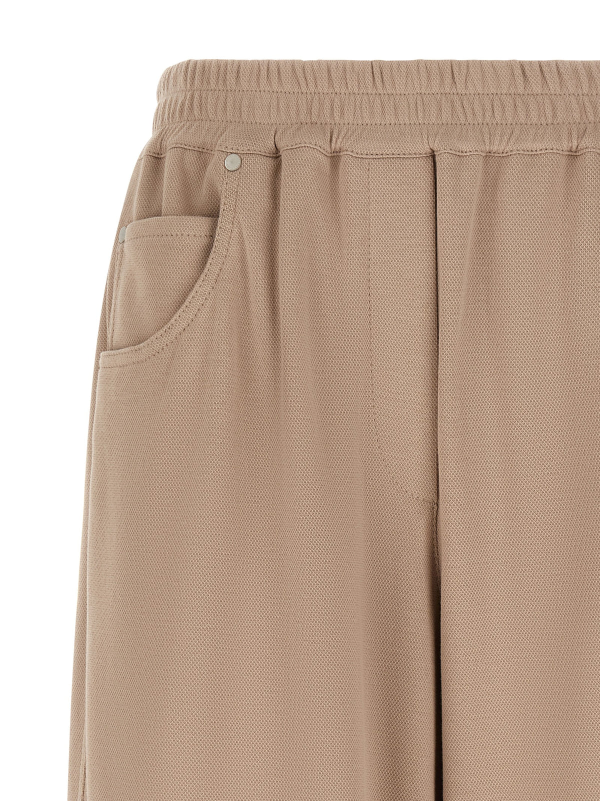 Brown Cotton Bermuda Shorts