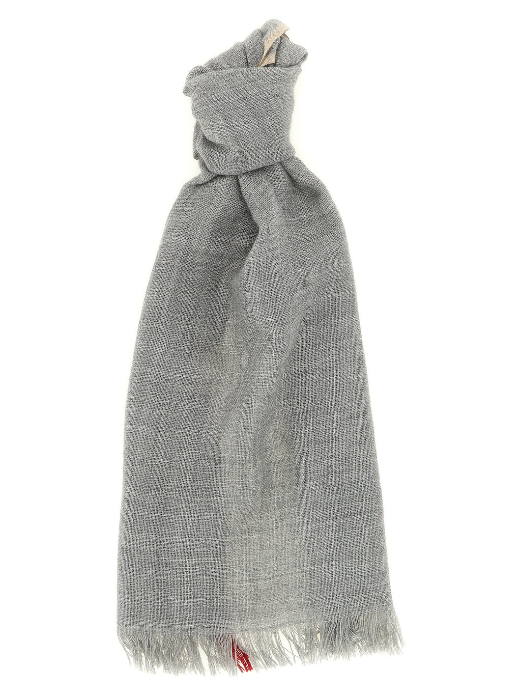 Gray Virgin Wool Scarf
