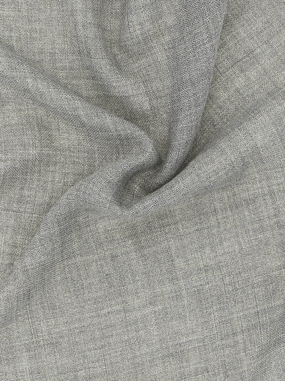 Gray Virgin Wool Scarf