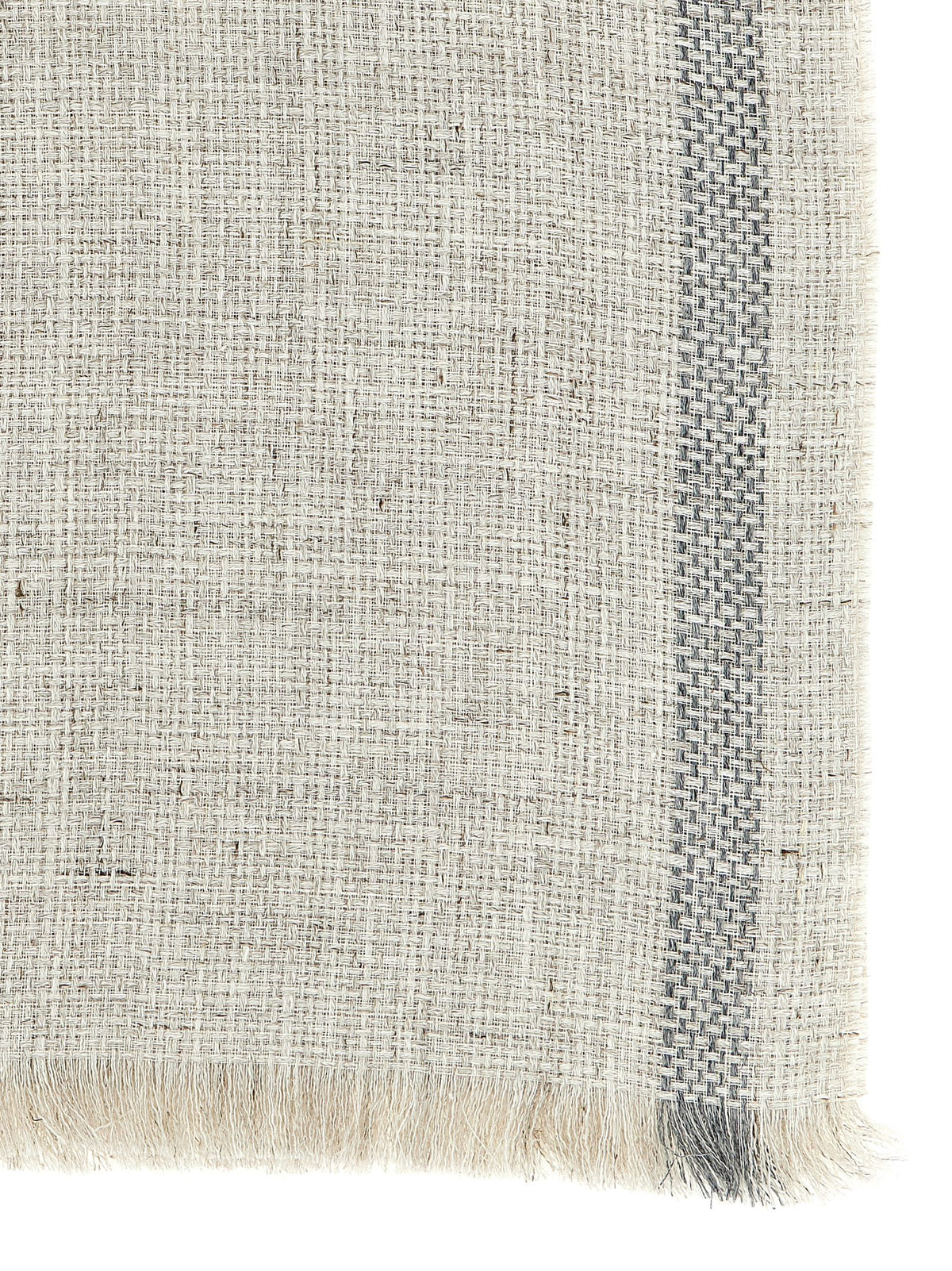 Gray Linen Scarf