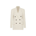 White Cotton Blazer