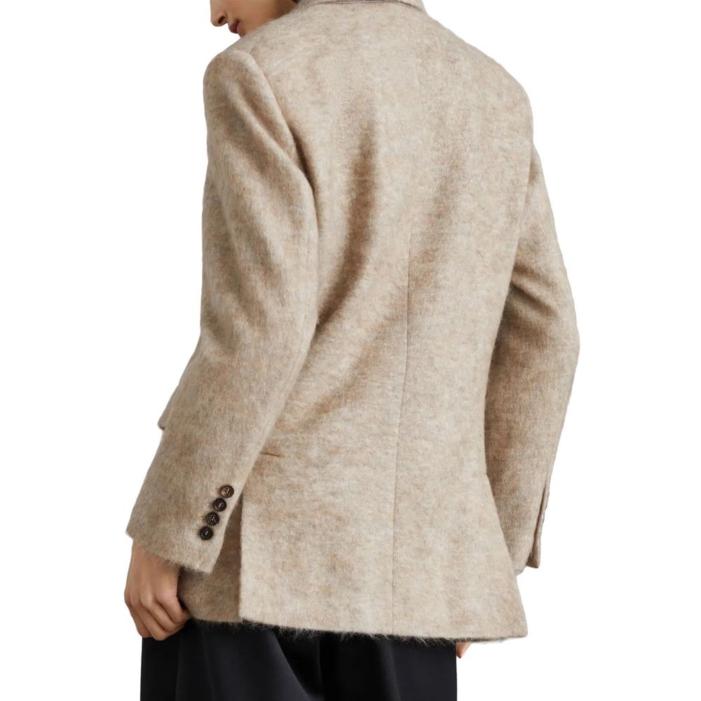 Beige Cashmere Blazer