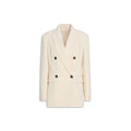 White Cotton Blazer
