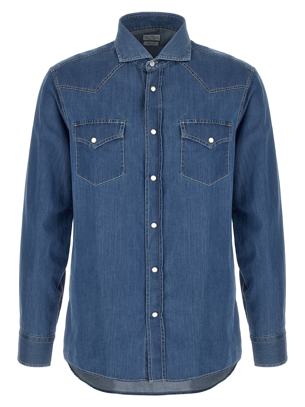 Blue Cotton Blouse