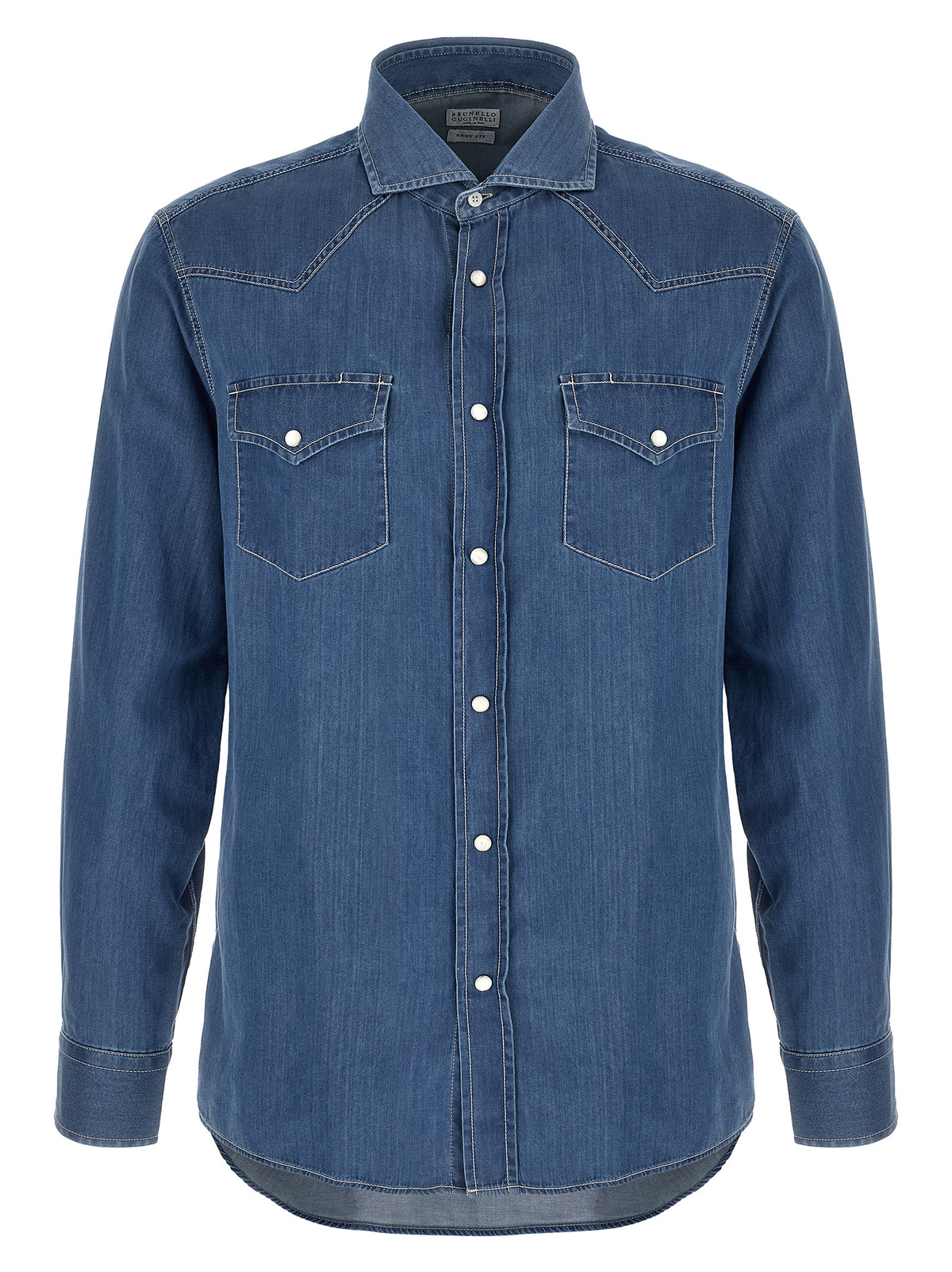 Blue Cotton Blouse