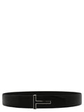 Black Calfskin Regular Belt