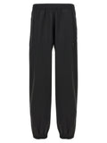 Black Virgin Wool Casual Pants
