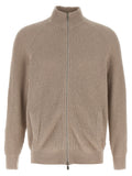 Beige Cotton Cardigan
