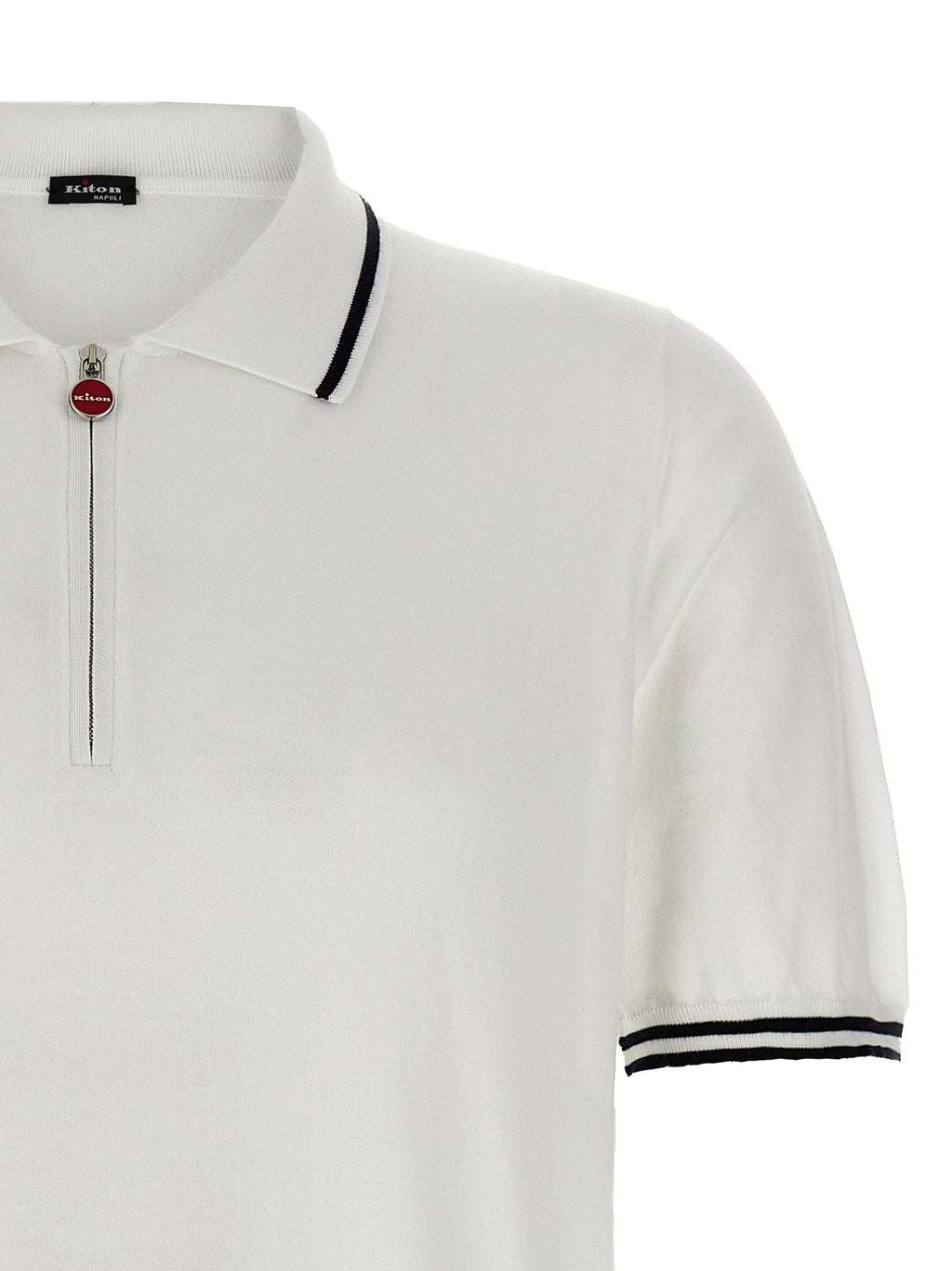 White Cotton Polo Shirt
