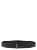 Black Calfskin Regular Belt