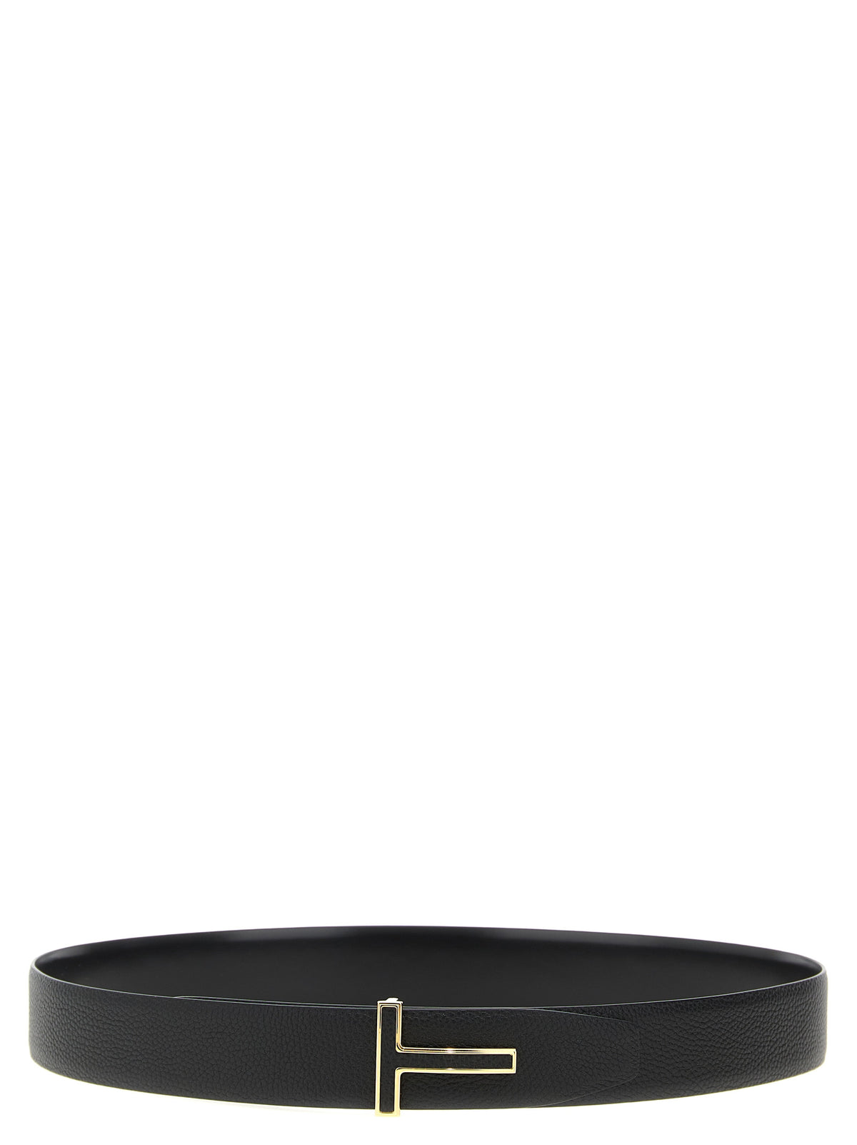 Black Calfskin Regular Belt