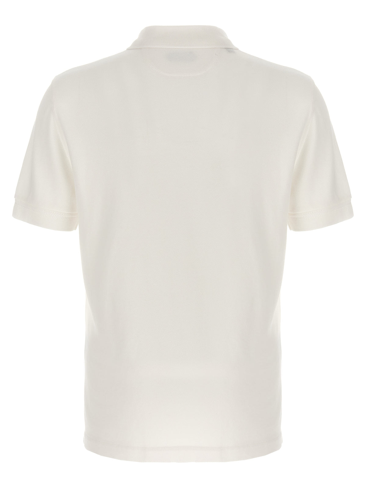 White Lyocell Polo Shirt