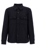 Blue Wool Blouse