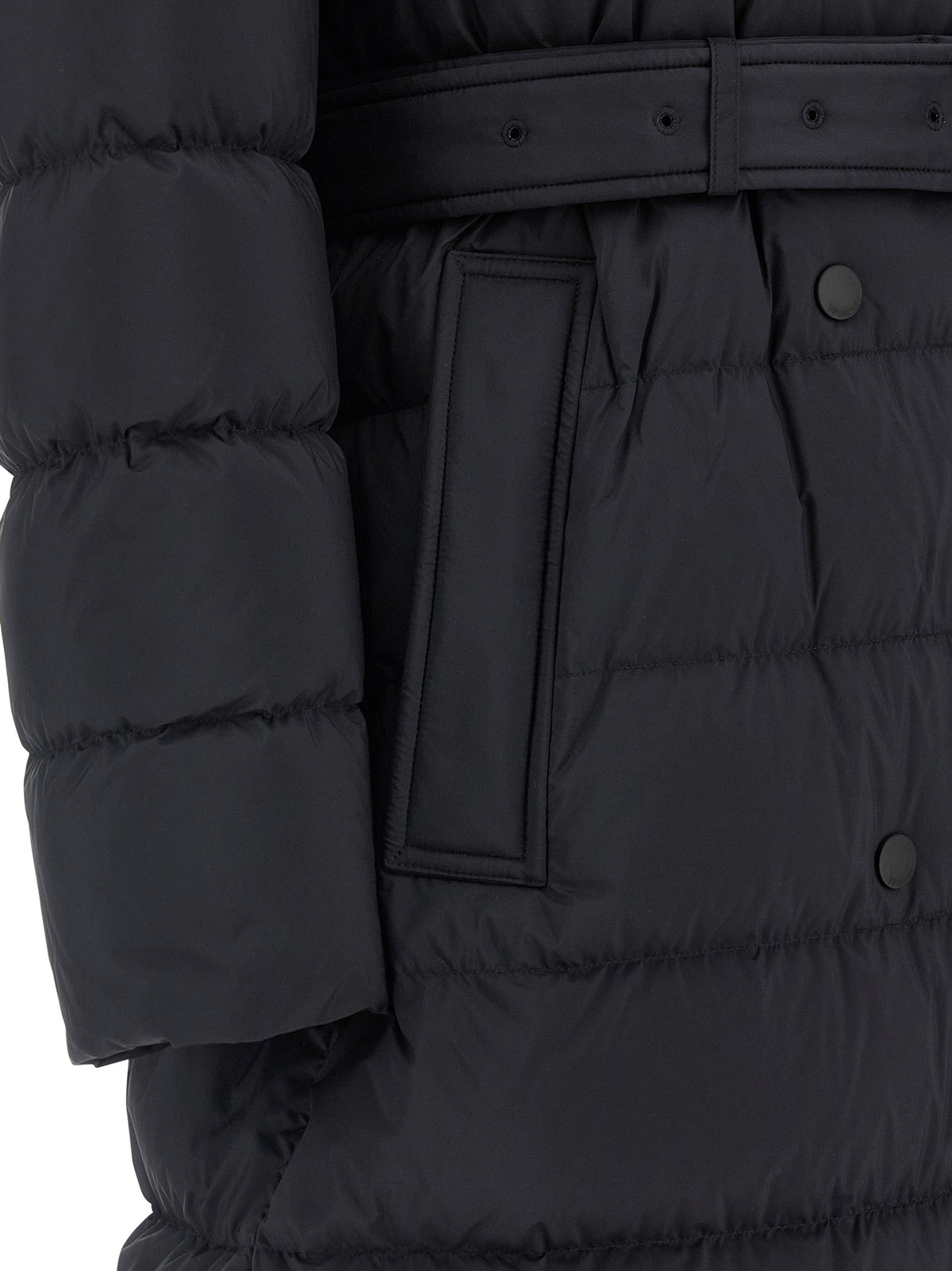 Black Polyamide Coat