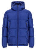 Blue Polyamide Full-Length Jacket