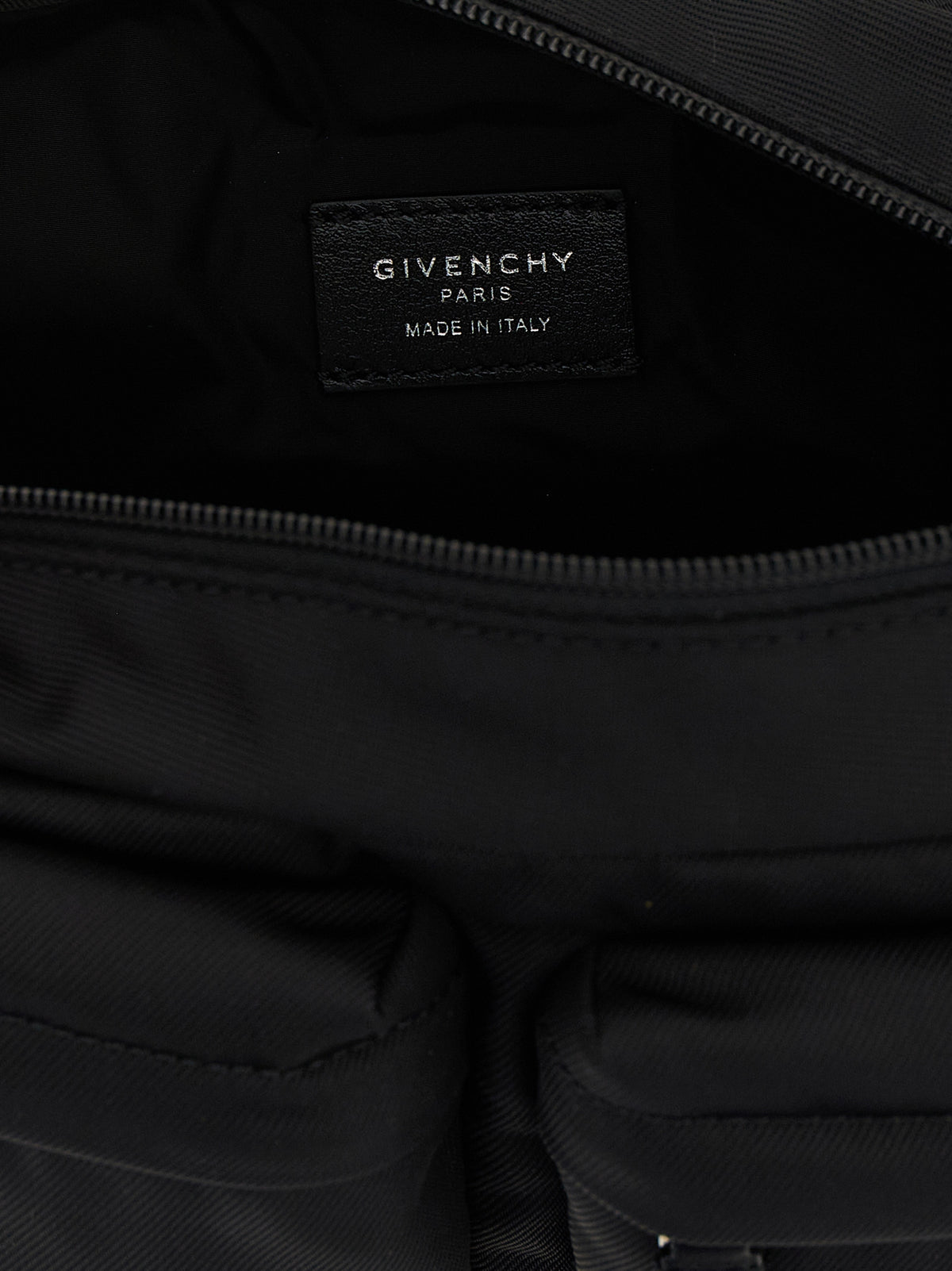 Black Polyamide Crossbody Bag