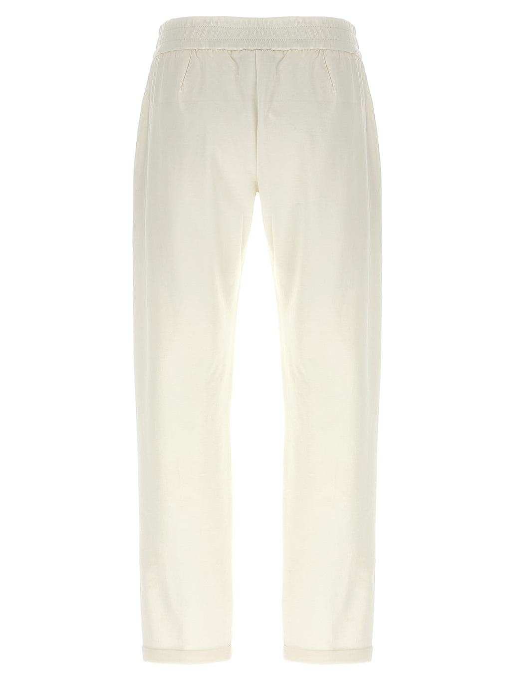White Cotton Joggers (Workout Pants)