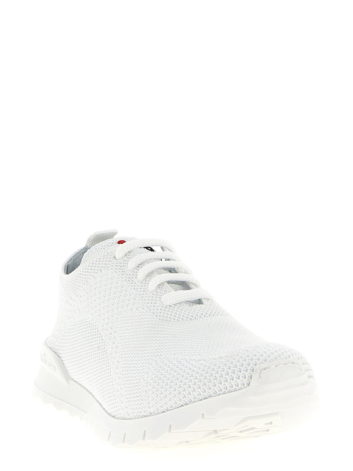 White Cotton Athletic Sneakers