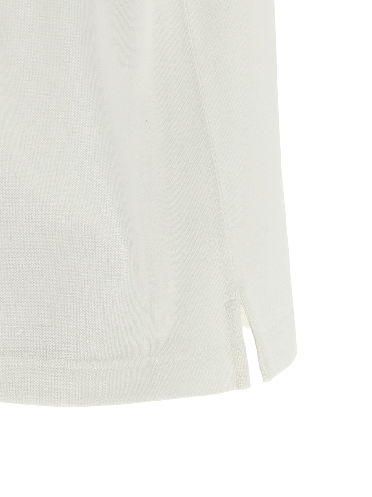 White Cotton Polo Shirt