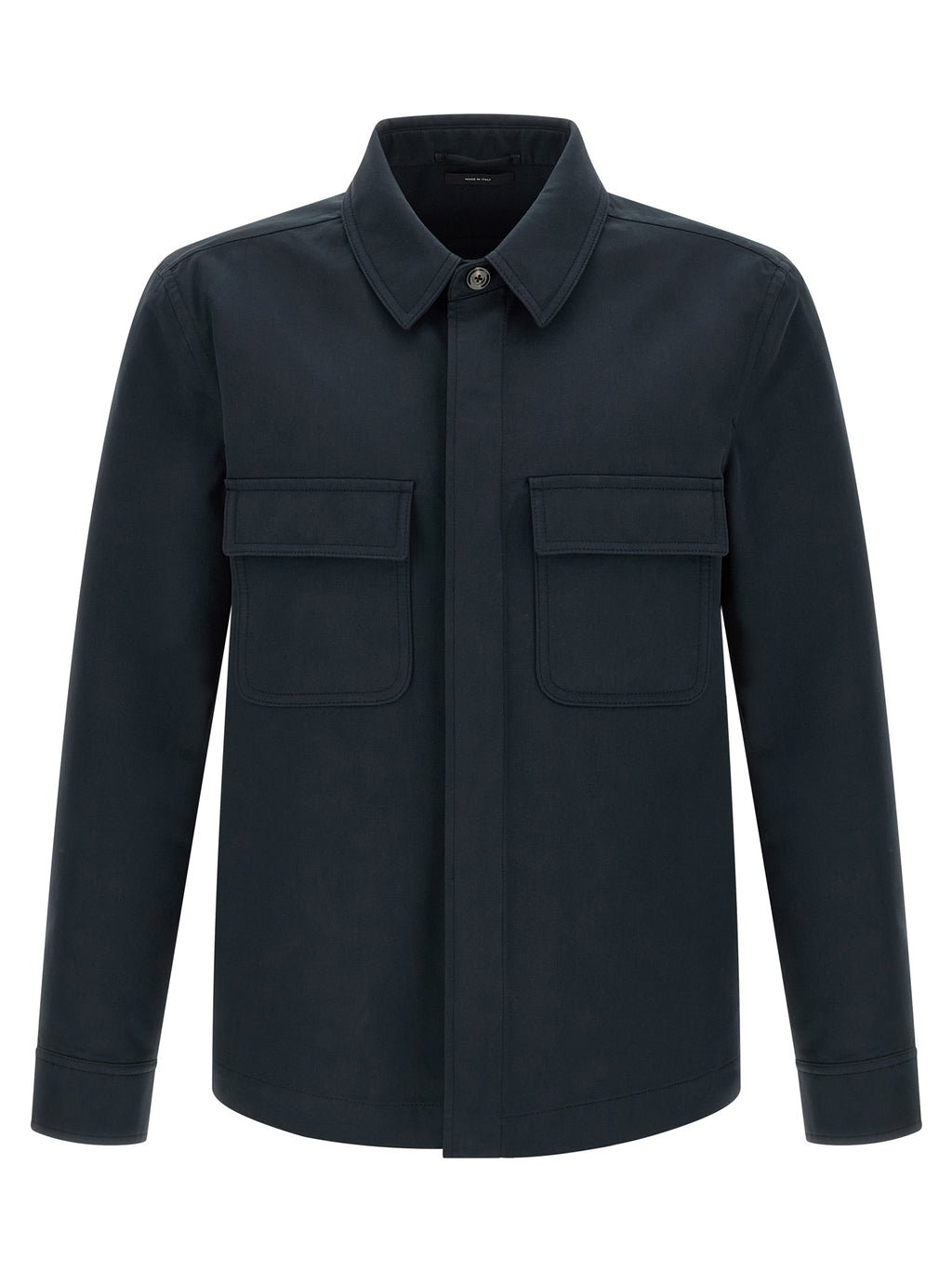 Blue Cotton Blouse