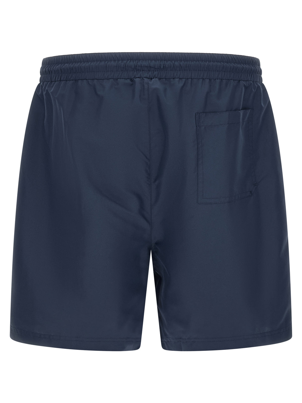 Blue Polyester Swim Shorts